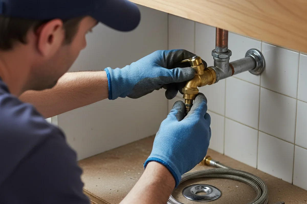 Shutoff valve and fitting work during Emergency Plumbing in Honokaa